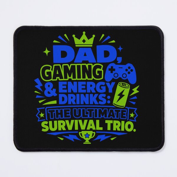 Item preview, Dad Gaming & Energy Drinks Ultimate Survival Trio designed and sold by EpicInks24.