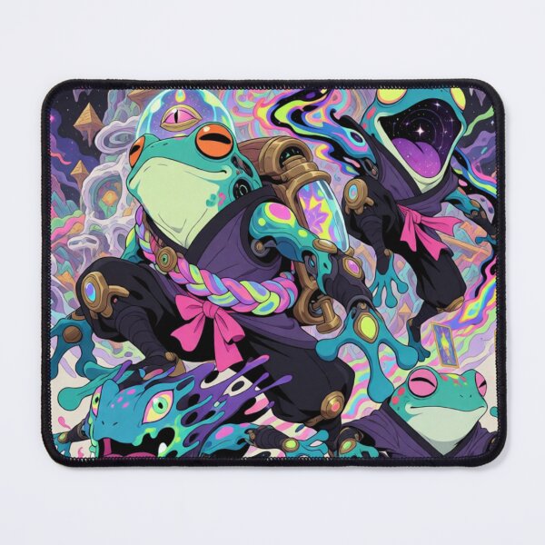Item preview, Cosmic Shinobi: Leap of the Neon Amphibians designed and sold by SabaMirzique.