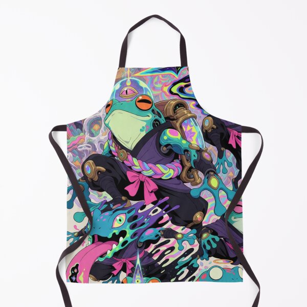 Item preview, Cosmic Shinobi: Leap of the Neon Amphibians designed and sold by SabaMirzique.