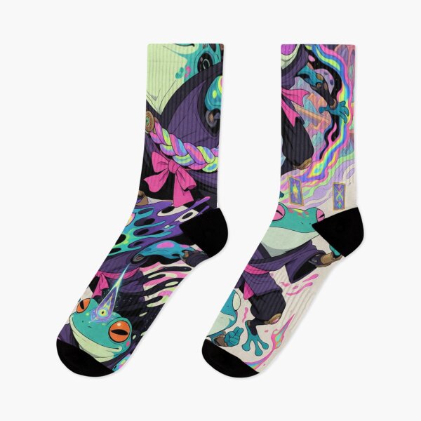 Item preview, Cosmic Shinobi: Leap of the Neon Amphibians designed and sold by SabaMirzique.