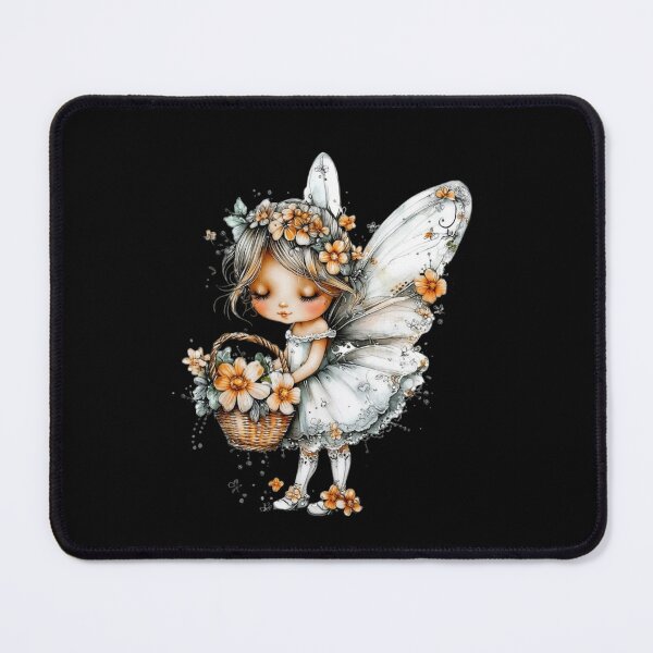 Item preview, Fairy with a Basket of Flowers designed and sold by Fillthegoat.