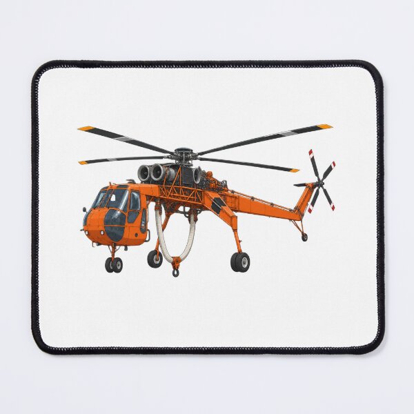 Item preview, Heavy Lift Sky Crane Aerial Utility Helicopter Illustration designed and sold by IRON WINGS /USAF.