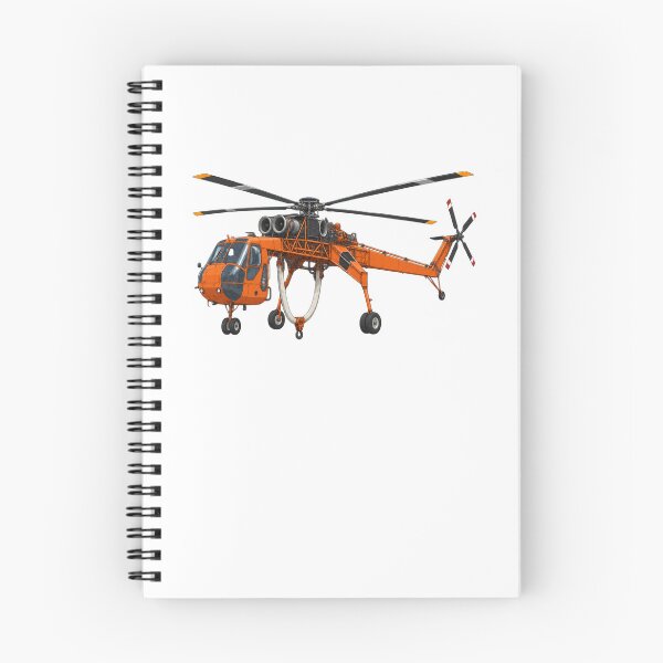 Item preview, Heavy Lift Sky Crane Aerial Utility Helicopter Illustration designed and sold by IRON WINGS /USAF.