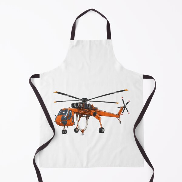 Item preview, Heavy Lift Sky Crane Aerial Utility Helicopter Illustration designed and sold by IRON WINGS /USAF.