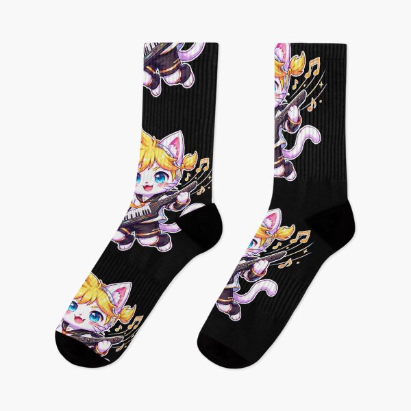 Aperçu de l'œuvre Kagamine len Kawaii Chat Cosplay parodie créée et vendue par CuteKats.
