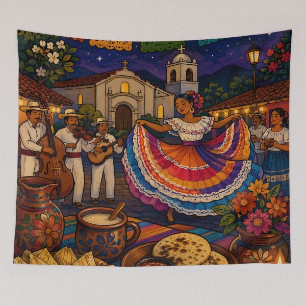Item preview, El Salvador Folklore Fiesta with Pupusas and Dance designed and sold by GutyzDesignsES.