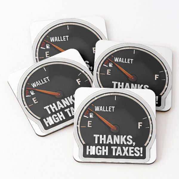 Item preview, Wallet Gauge: Running on Tax Fumes designed and sold by ikramandco.