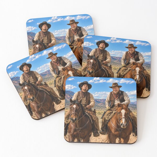 Item preview, Vaqueros montando a caballo designed and sold by Durfee Art.