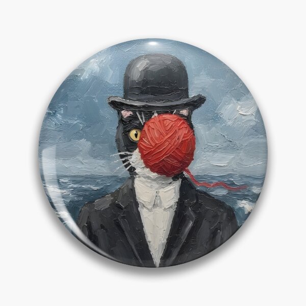 Item preview, Magritte Cat designed and sold by HeyGlad.