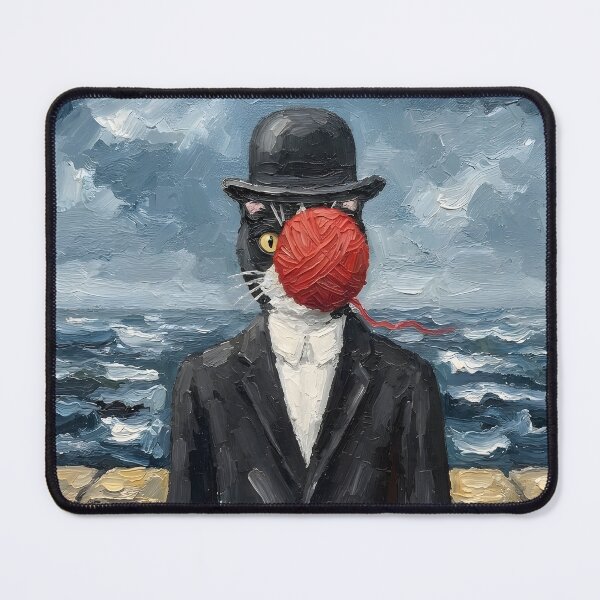 Item preview, Magritte Cat designed and sold by HeyGlad.
