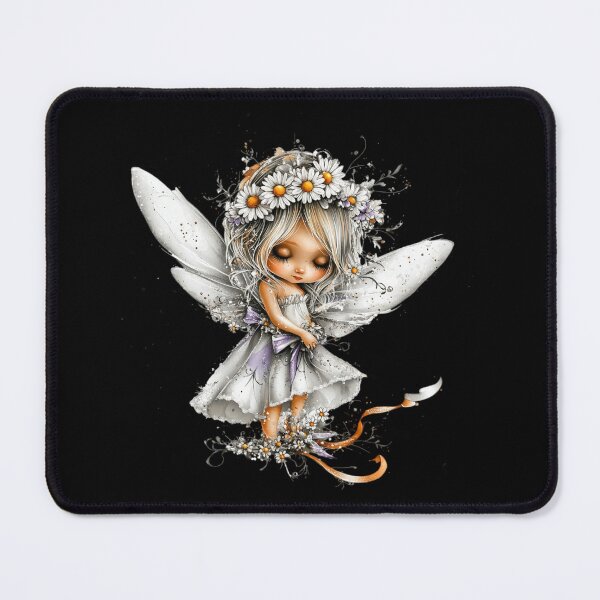 Item preview, Whimsical Fairy with Floral Crown designed and sold by Fillthegoat.