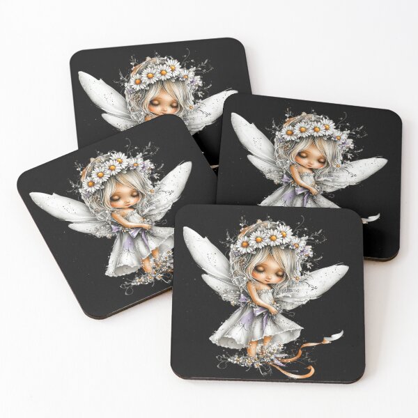 Item preview, Whimsical Fairy with Floral Crown designed and sold by Fillthegoat.
