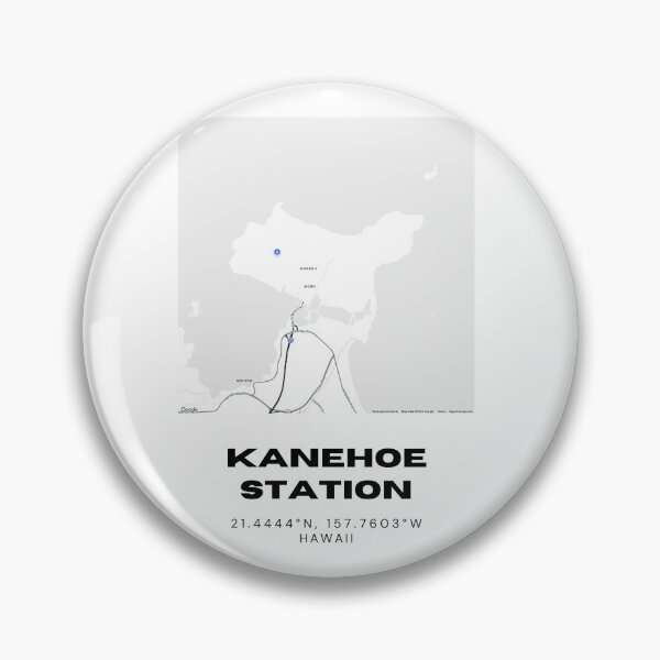 Item preview, Kaneohe Station Hawaii Minimalist Map designed and sold by RM-Journey.