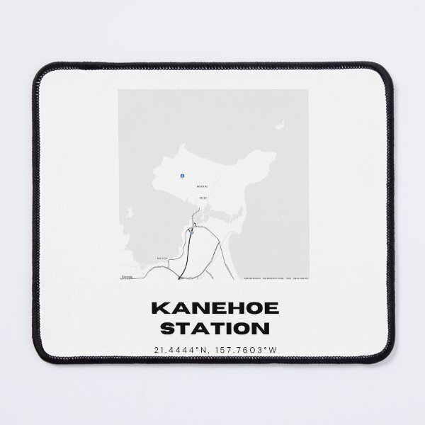 Item preview, Kaneohe Station Hawaii Minimalist Map designed and sold by RM-Journey.