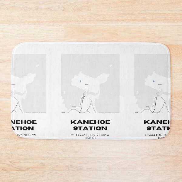 Item preview, Kaneohe Station Hawaii Minimalist Map designed and sold by RM-Journey.