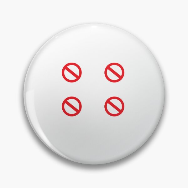 Item preview, Four Prohibited or Avoid Sign Stickers designed and sold by If-Art.