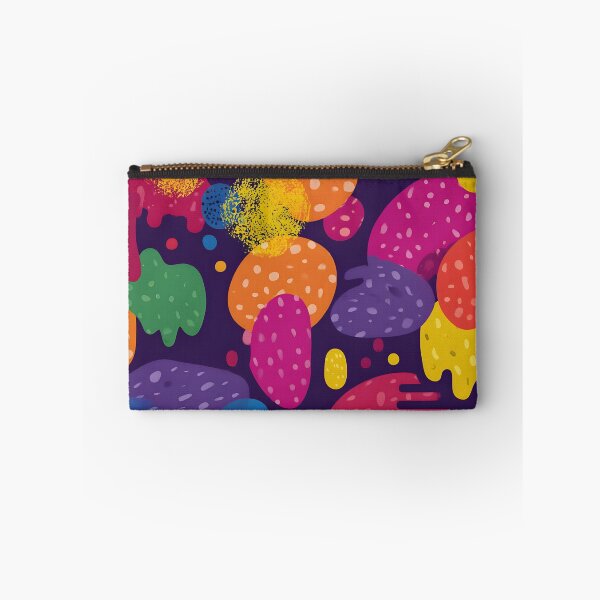 Item preview, Colorful Abstract Organic Shapes Funky Retro Pattern designed and sold by GutyzDesignsES.