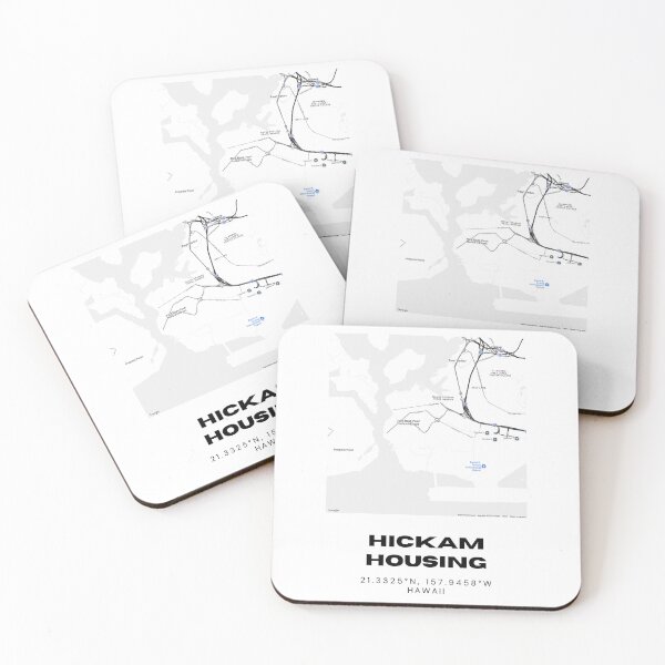 Item preview, Hickam Housing Hawaii Minimalist Map designed and sold by RM-Journey.