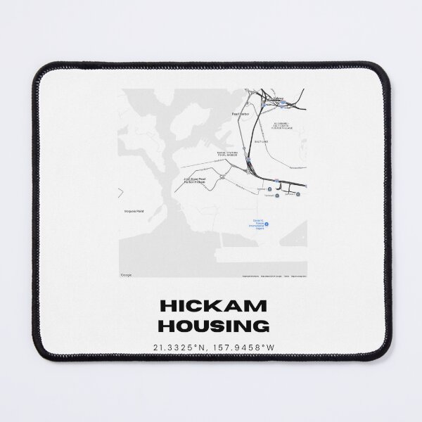 Item preview, Hickam Housing Hawaii Minimalist Map designed and sold by RM-Journey.