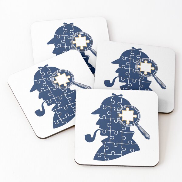 Item preview, Sherlock Holmes Missing Clue Puzzle Silhouette designed and sold by Fenay Designs.