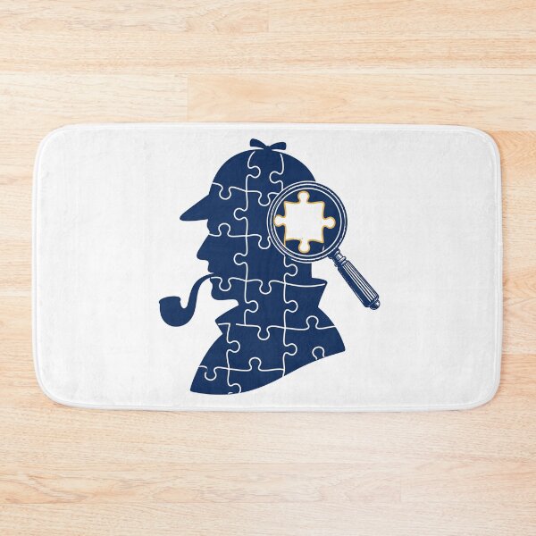 Item preview, Sherlock Holmes Missing Clue Puzzle Silhouette designed and sold by Fenay Designs.