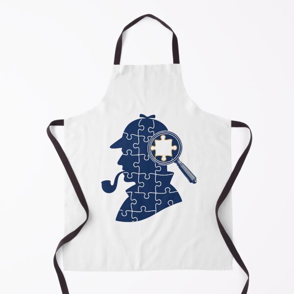 Item preview, Sherlock Holmes Missing Clue Puzzle Silhouette designed and sold by Fenay Designs.