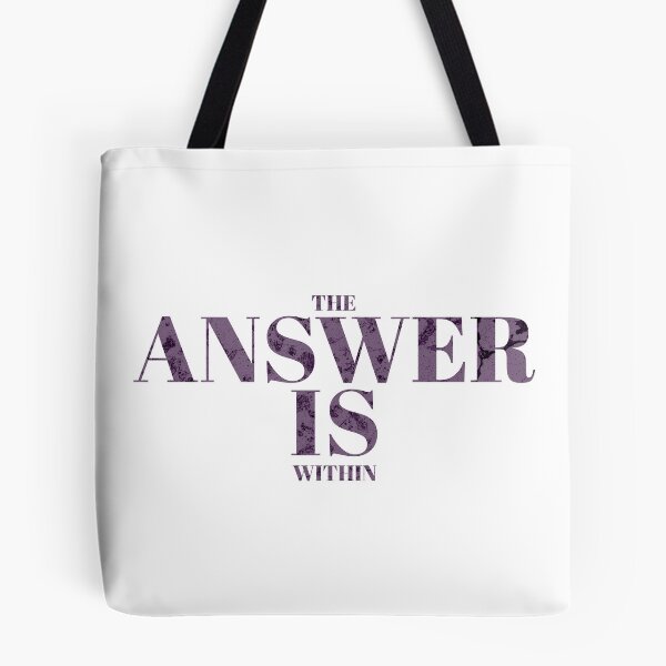 Item preview, The Answer Is Within | Inspirational designed and sold by Brand Uno Studio.