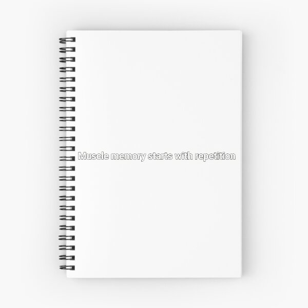 Item preview, Muscle Memory Repetition Text designed and sold by NiftyWrx.