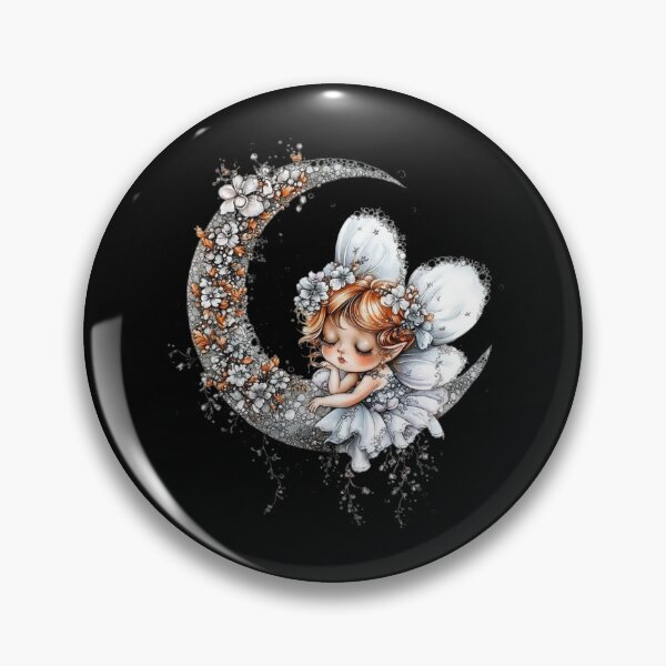 Item preview, Fairy on a Crescent Moon designed and sold by Fillthegoat.