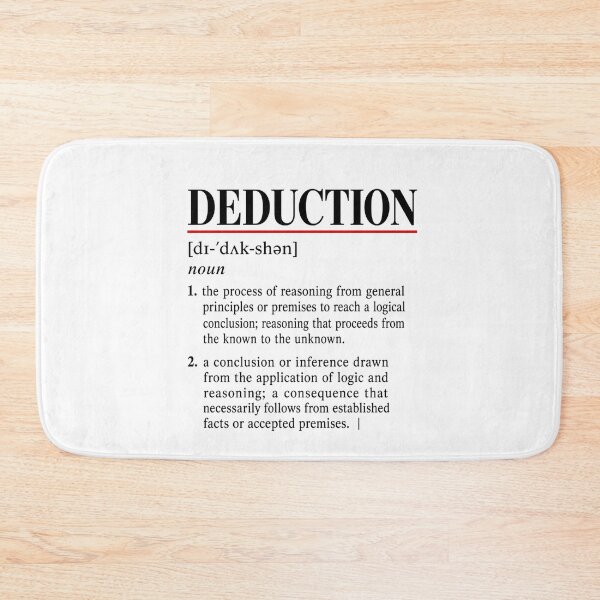 Item preview, Sherlock Holmes Deduction Dictionary Definition designed and sold by Fenay Designs.