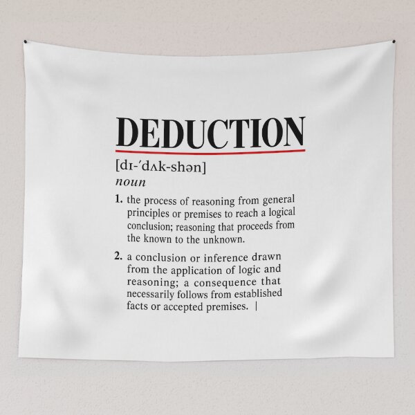 Item preview, Sherlock Holmes Deduction Dictionary Definition designed and sold by Fenay Designs.
