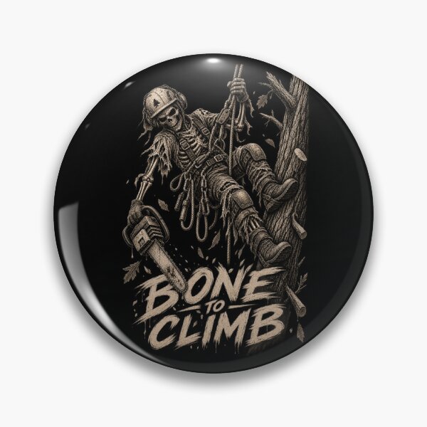 Item preview, Arborist Halloween Skeleton – Bone to Climb designed and sold by Meandmyshop.