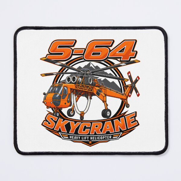 Item preview, Heavy Lift Sky Crane Aerial Utility Helicopter Illustration designed and sold by IRON WINGS /USAF.