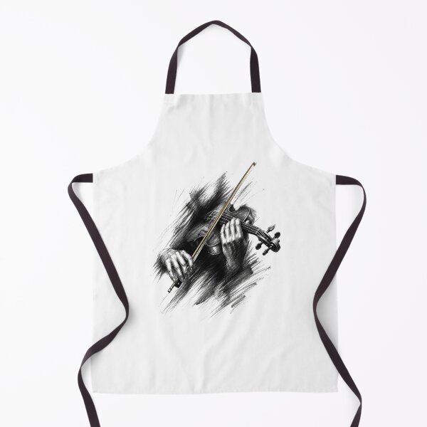 Item preview, Sherlock Holmes Violinist in Charcoal and Gold designed and sold by Fenay Designs.