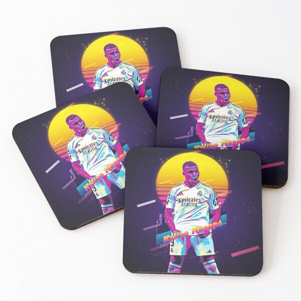 Item preview, Kylian Mbappé 80s retro style designed and sold by Osama Hazar.