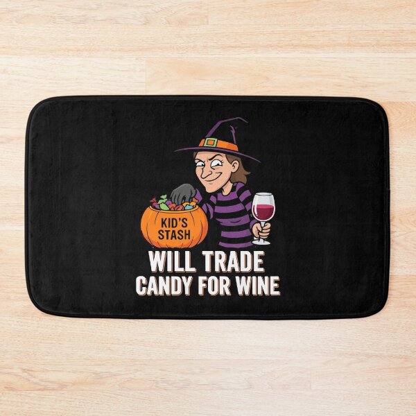 Item preview, Kids Stash Witch Candy Wine Halloween Illustration designed and sold by Uglyandcute.