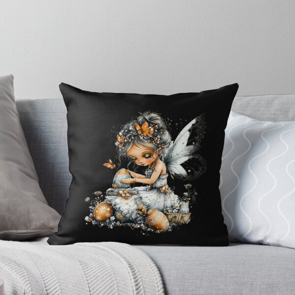 Item preview, Whimsical Fairy with Butterfly Wings designed and sold by Fillthegoat.