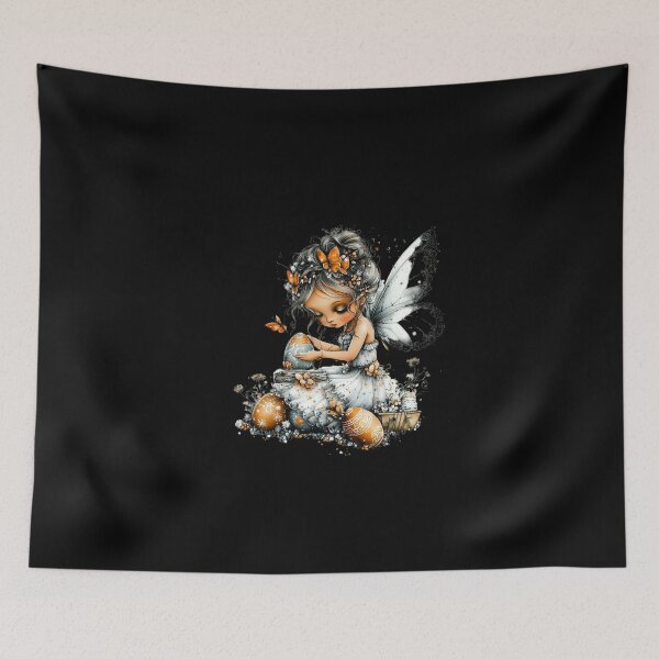 Item preview, Whimsical Fairy with Butterfly Wings designed and sold by Fillthegoat.