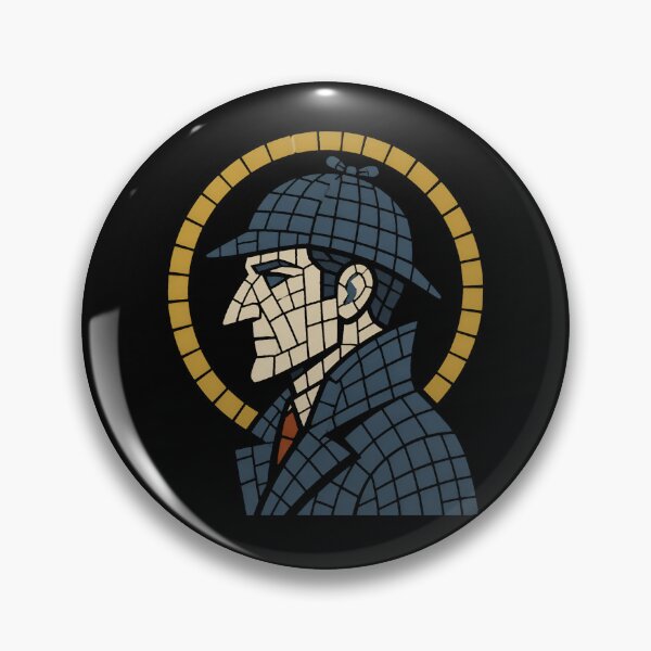 Item preview, Sherlock Holmes Mosaic Detective Portrait designed and sold by Fenay Designs.