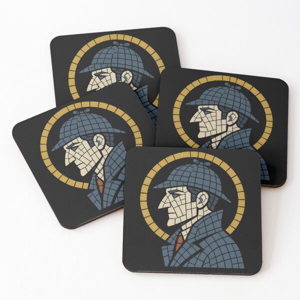 Item preview, Sherlock Holmes Mosaic Detective Portrait designed and sold by Fenay Designs.