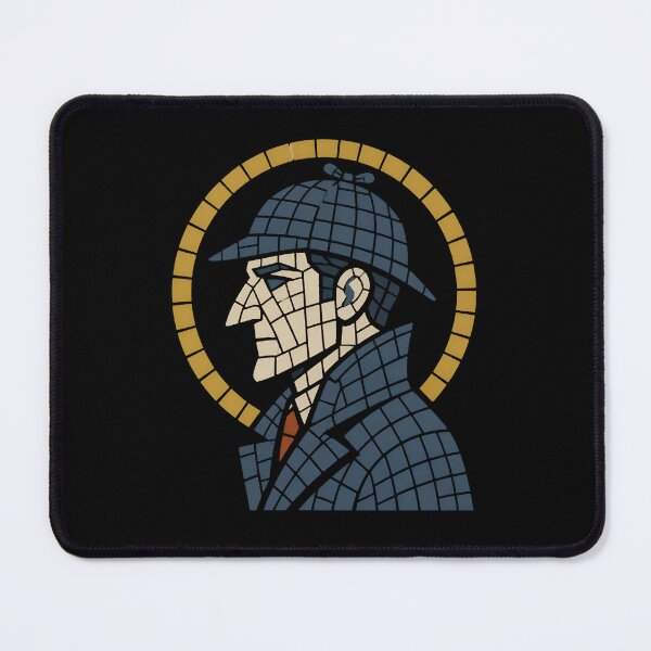 Item preview, Sherlock Holmes Mosaic Detective Portrait designed and sold by Fenay Designs.