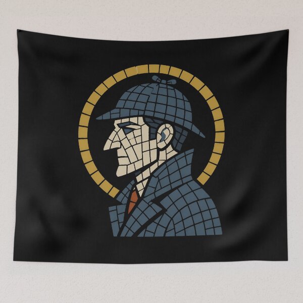Item preview, Sherlock Holmes Mosaic Detective Portrait designed and sold by Fenay Designs.