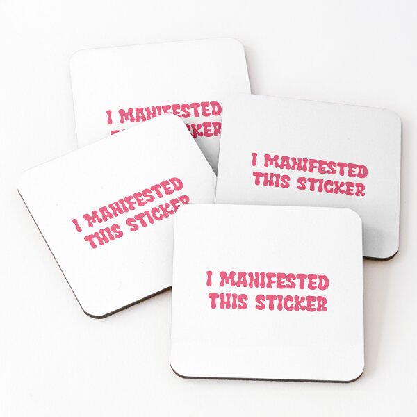 Item preview, I manifested this sticker designed and sold by SlimyFish.