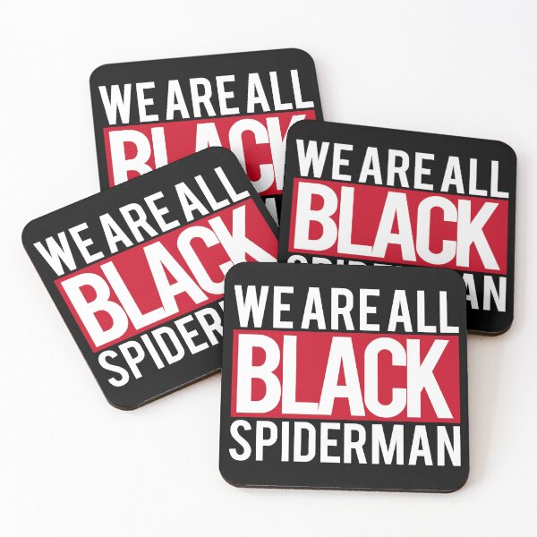 Item preview, We Are All Black SpiderMan - Minneapolis Solidarity  designed and sold by Thelittlelord.