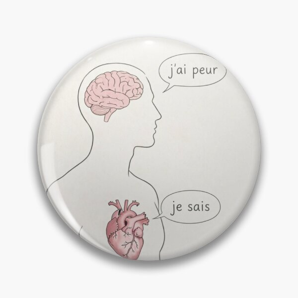 Item preview, Brain and heart are having a discussion designed and sold by Axokris.