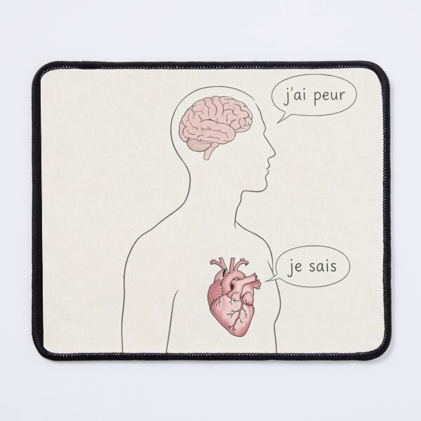 Item preview, Brain and heart are having a discussion designed and sold by Axokris.