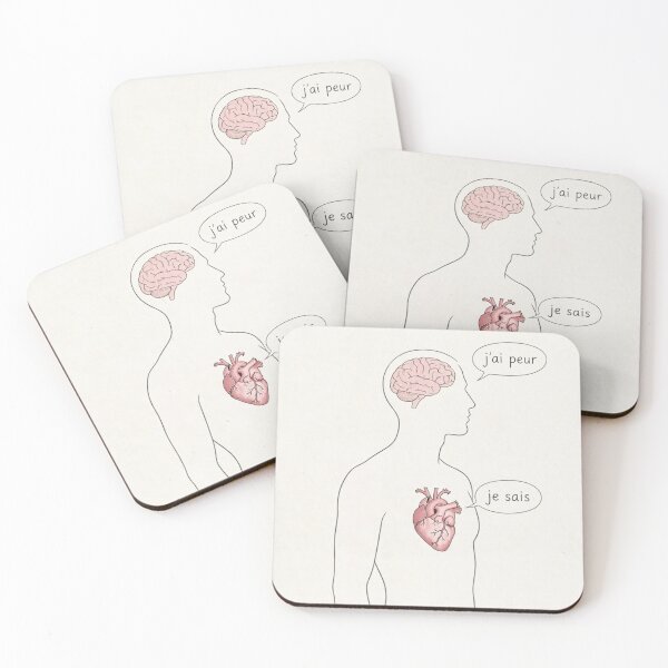 Item preview, Brain and heart are having a discussion designed and sold by Axokris.