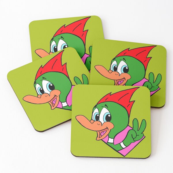 Item preview, Cute Duckling Green David the Duck Peace Fun Face Good Vibes Only designed and sold by CozyCritters8.