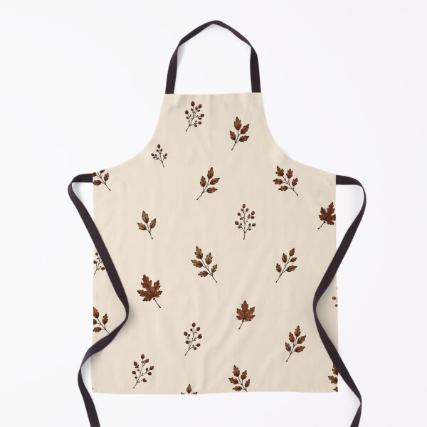 Item preview, Dark Autumn Botanicals – Brown Fall Leaves on Warm Cream designed and sold by HO•Designs.