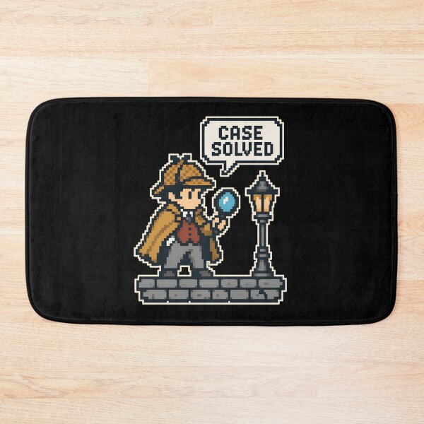 Item preview, Sherlock Holmes Case Solved Pixel Detective designed and sold by Fenay Designs.